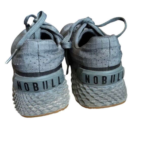 NOBULL Allday Ripstop Runner Gray Athletic Sneakers Gum Sole Women’s Size 7.5 - Picture 5 of 8